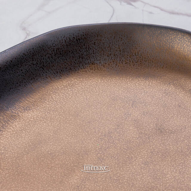 Декоративный поднос Блавикен 26 см, керамика Boltze