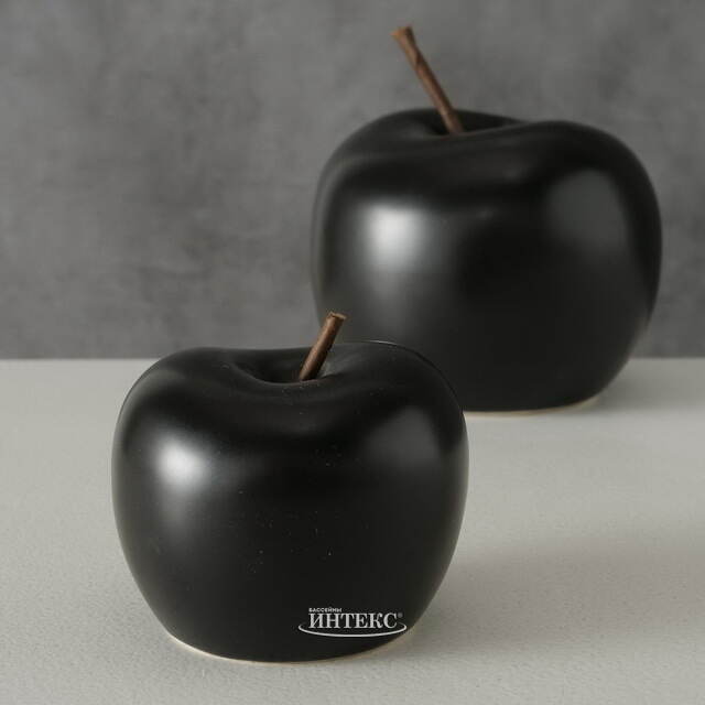 Набор декоративных статуэток Яблоки Пауэрс 7-13 см, 2 шт Boltze