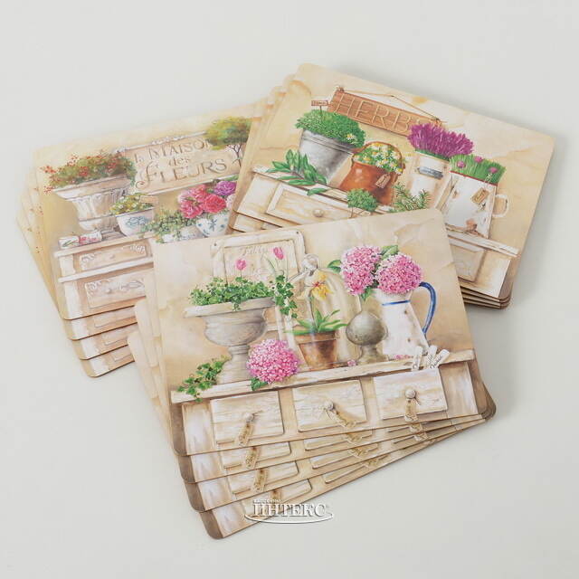 Набор плейсматов Provence: Herbes Poetiques 40*30 см, 4 шт Boltze (Больтце)