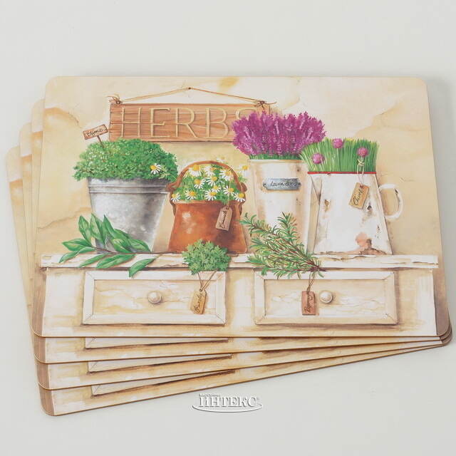 Набор плейсматов Provence: Herbes Poetiques 40*30 см, 4 шт Boltze (Больтце)
