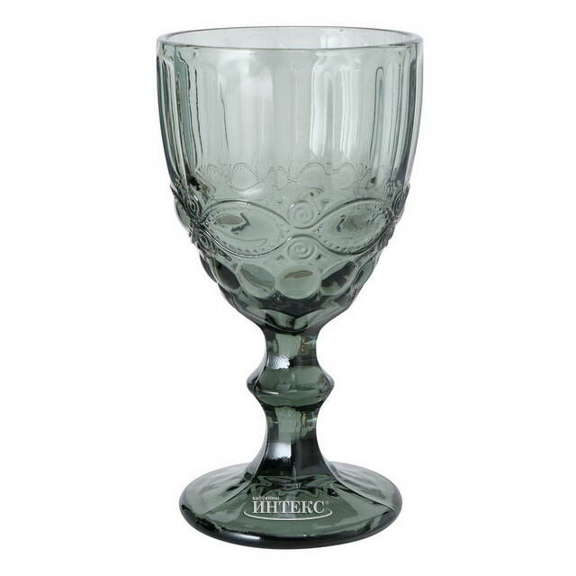 Бокал для вина Монруж 17 см серый, стекло Boltze