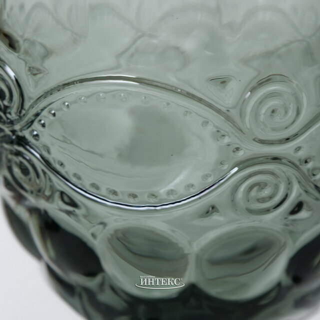 Бокал для вина Монруж 17 см серый, стекло Boltze