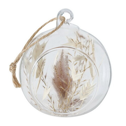 Стеклянный шар с композицией Velvetum Grass 8 см Boltze