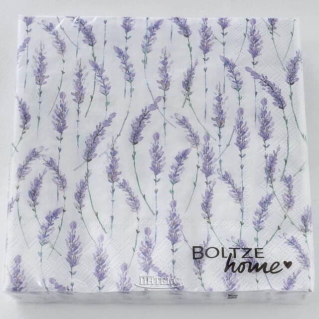 Бумажные салфетки Lavender Secret 17*17 см, 20 шт Boltze (Больтце)