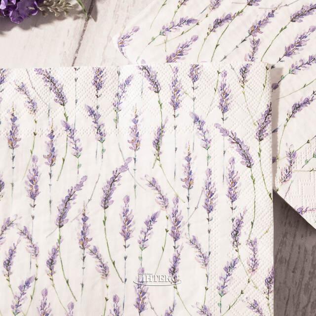 Бумажные салфетки Lavender Secret 17*17 см, 20 шт Boltze (Больтце)