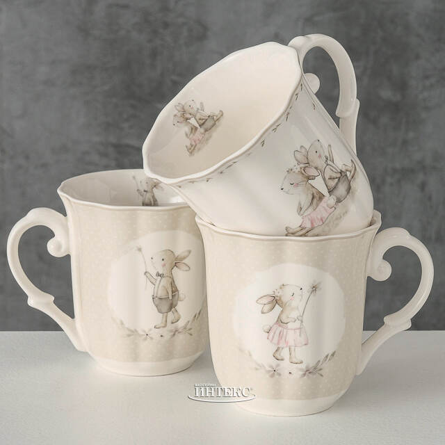 Фарфоровая кружка Кролик Август 350 мл Boltze (Больтце)