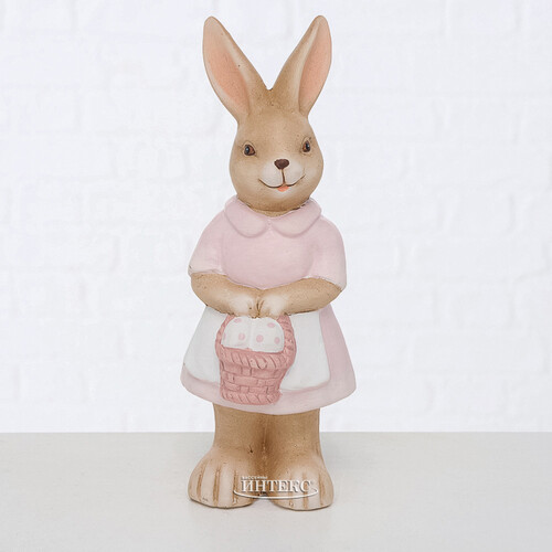 Набор декоративных фигурок Кролики Мартин и Гвен - Пасхальная нежность 21 см, 2 шт Boltze