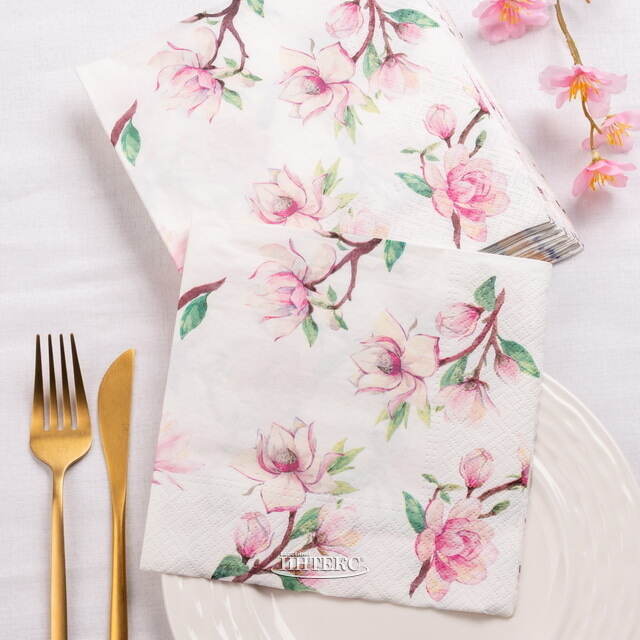 Бумажные салфетки Magnolia 17*17 см, 20 шт Boltze (Больтце)