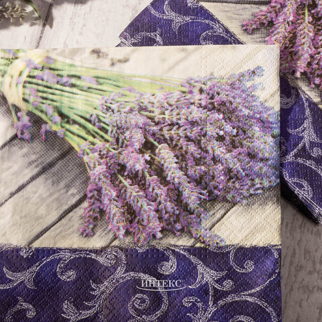 Бумажные салфетки Lavande Luna 17*17 см, 20 шт Boltze