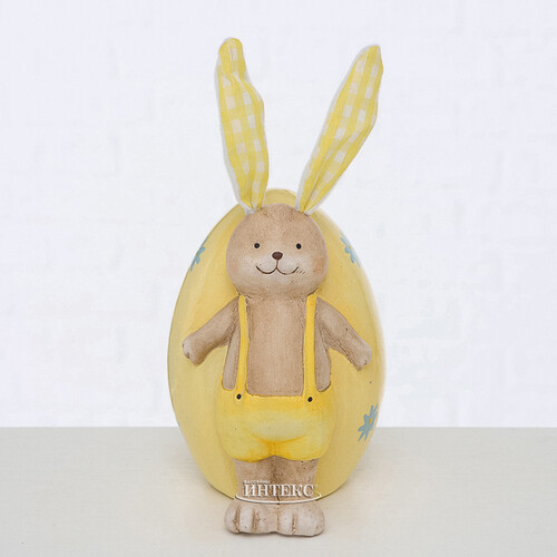 Набор декоративных фигурок Пасхальные кролики Пол и Айрис 18 см, 2 шт Boltze