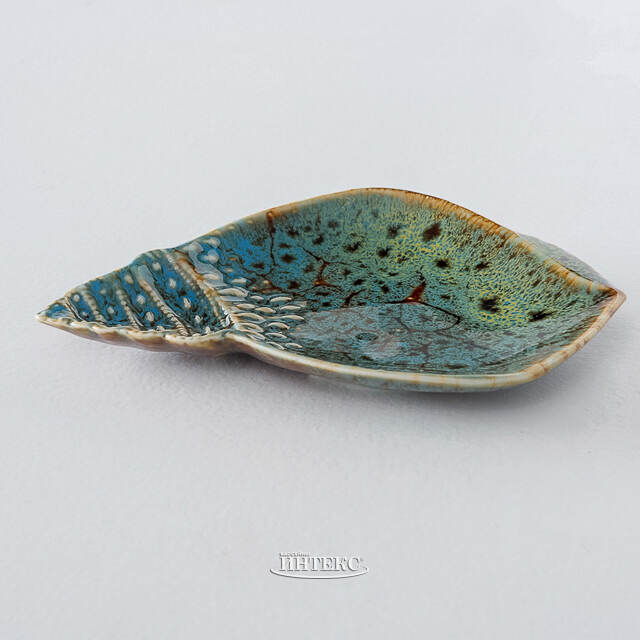 Набор керамических тарелок для закусок Ракушки Shellea 15-20 см, 2 шт Boltze