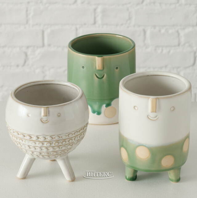 Декоративное кашпо для цветов Adelita-Gaby 10 см Boltze