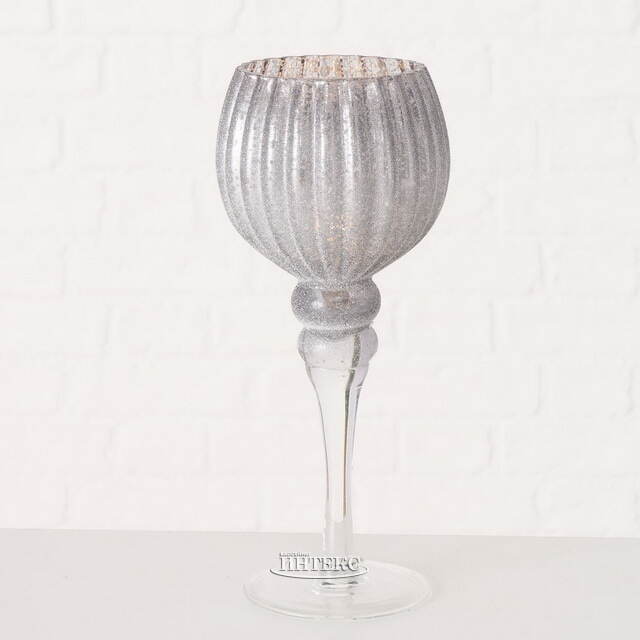 Набор стеклянных подсвечников - бокалов Альфонсо 30-40 см, 3 шт Boltze (Больтце)