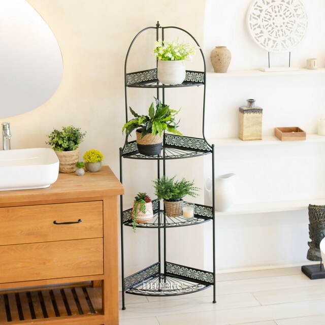 Металлический стеллаж для цветов Maddison 160*52 см, складной Boltze