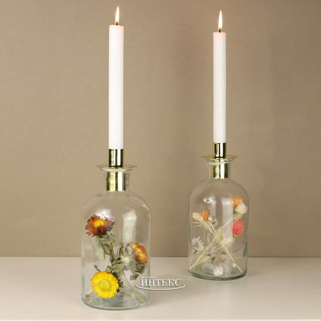 Декоративный подсвечник-бутылка Montebello di Fondo 23 см Boltze (Больтце)