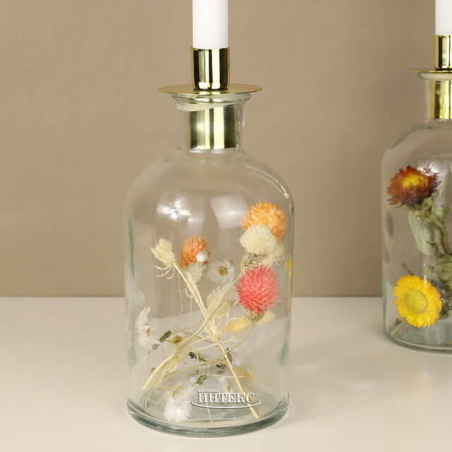 Декоративный подсвечник-бутылка Montebello di Mezzo 23 см Boltze (Больтце)