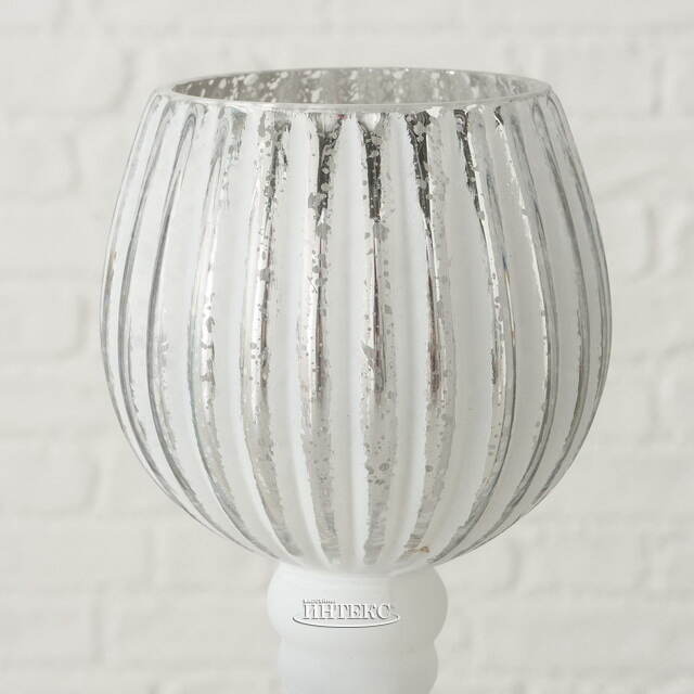 Набор стеклянных подсвечников - бокалов Versalles 25-30 см, 2 шт Boltze (Больтце)