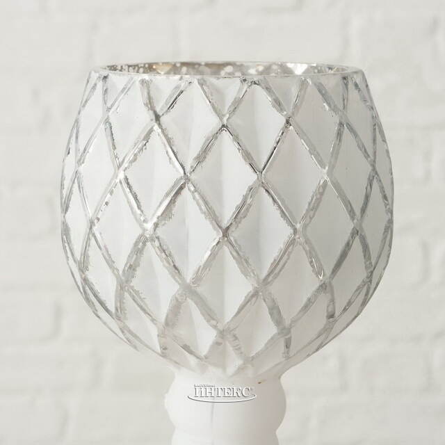 Набор стеклянных подсвечников - бокалов Versalles 25-30 см, 2 шт Boltze (Больтце)