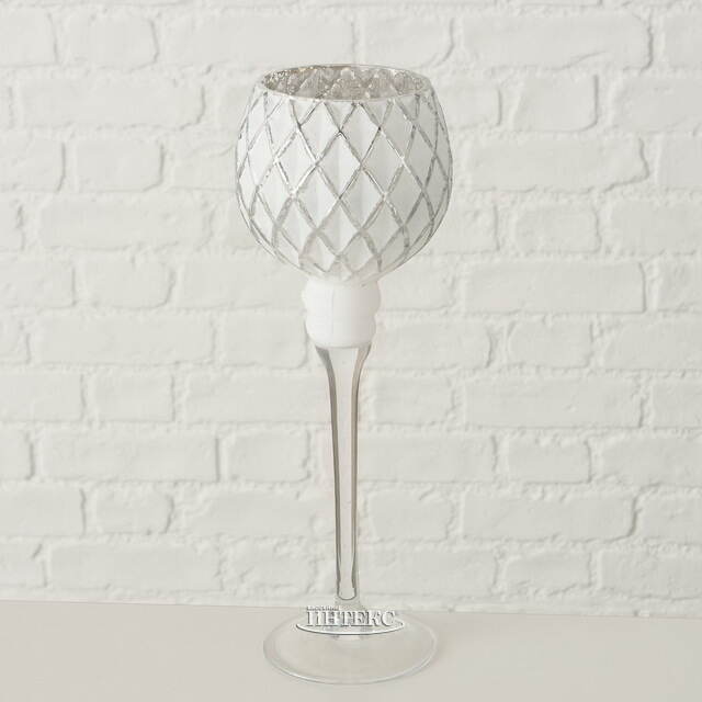 Набор стеклянных подсвечников - бокалов Versalles 25-30 см, 2 шт Boltze (Больтце)