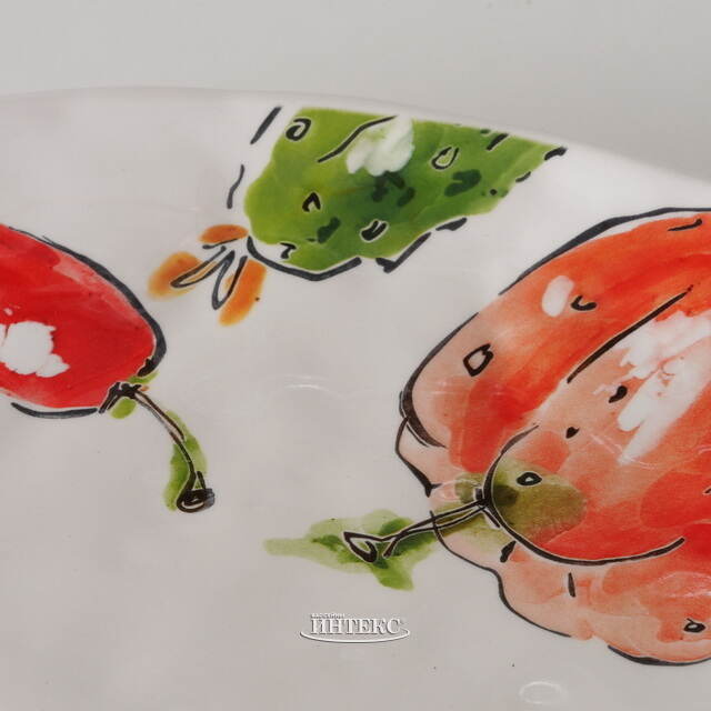 Керамическая тарелка Armando Tomato 39 см Boltze (Больтце)