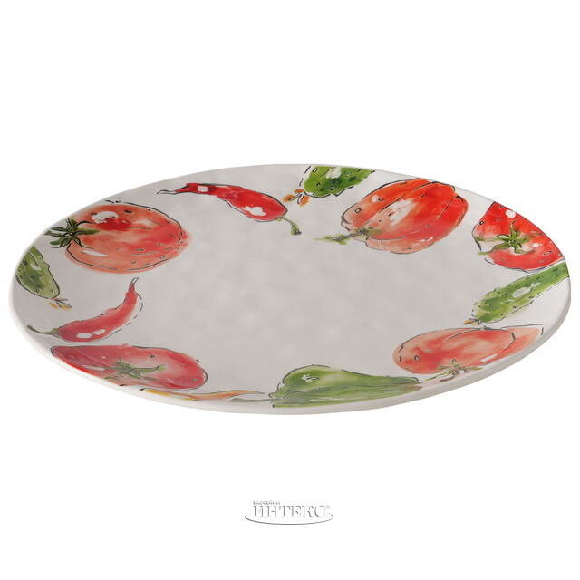 Керамическая тарелка Armando Tomato 39 см Boltze (Больтце)