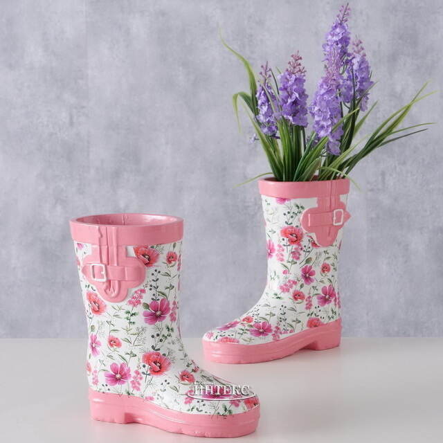 Декоративное кашпо Сапожок Эмили 17*15 см Boltze