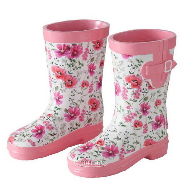 Декоративное кашпо Сапожок Эмили 17*15 см Boltze