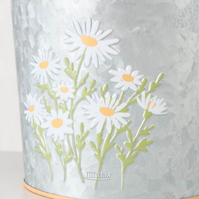 Металлическое кашпо Ведерко Луфен 13 см Boltze