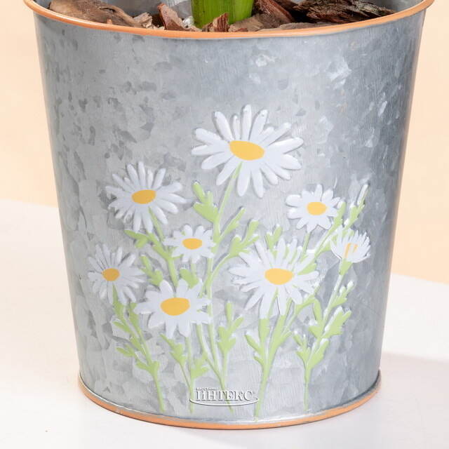 Металлическое кашпо Ведерко Луфен 14 см Boltze (Больтце)