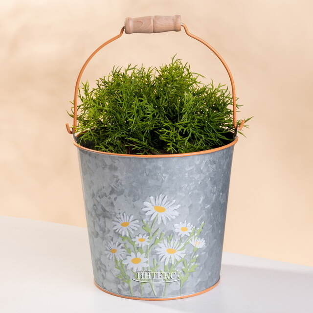 Металлическое кашпо Ведерко Луфен 15 см Boltze (Больтце)