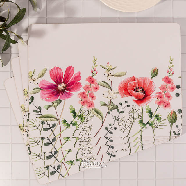 Набор плейсматов Affascinanto Flore 40*30 см, 4 шт Boltze