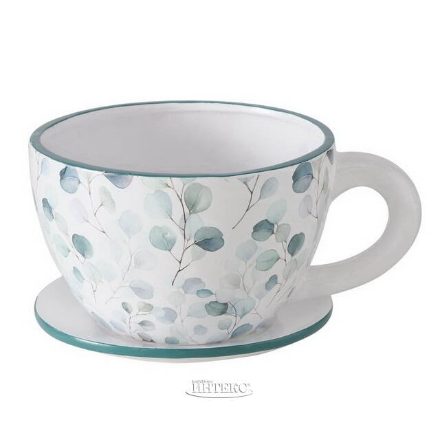 Керамическое кашпо Чашка Лаймена 22*17 см Boltze