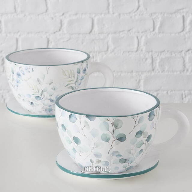 Керамическое кашпо Чашка Лаймена 22*17 см Boltze