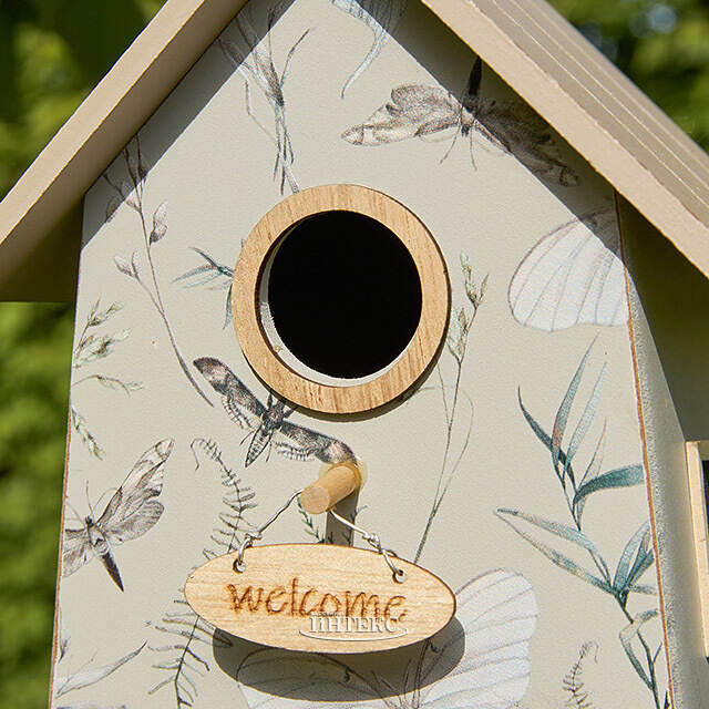 Садовое украшение Скворечник Мориньер 22*15 см серый Boltze