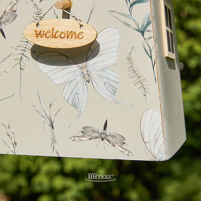 Садовое украшение Скворечник Мориньер 22*15 см серый Boltze