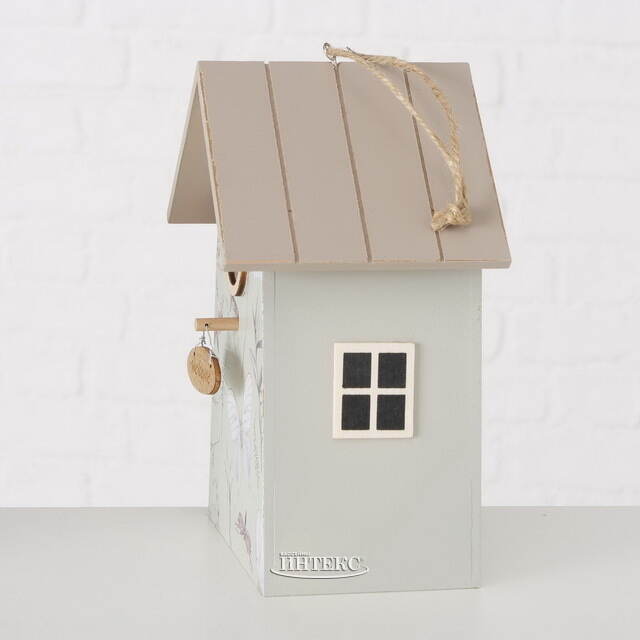 Садовое украшение Скворечник Мориньер 22*15 см серый Boltze