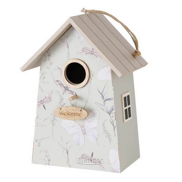 Садовое украшение Скворечник Мориньер 22*15 см серый Boltze