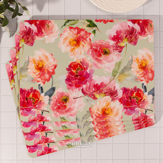 Набор плейсматов Mondoro: Meraviglioso Fiore 40*30 см, 4 шт Boltze