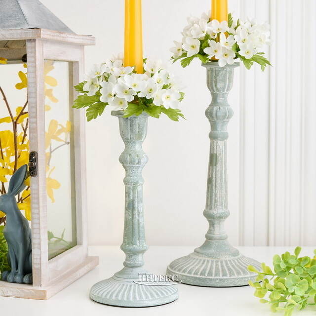 Венок для свечи Гипсофила Бьянко 10 см EDG (ЭДГ)