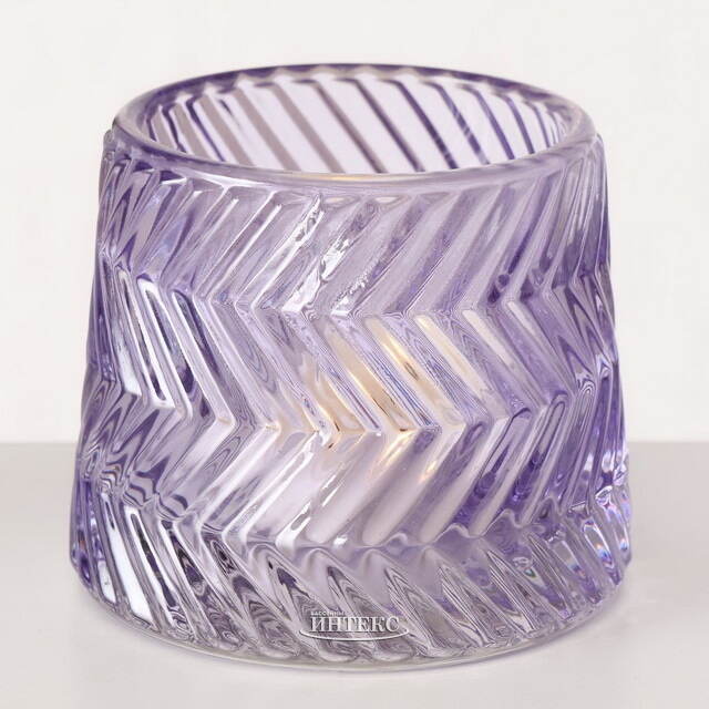 Набор стеклянных подсвечников Apperto 8 см сиреневый, 4 шт Boltze (Больтце)