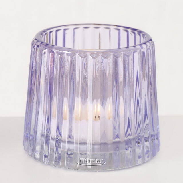 Набор стеклянных подсвечников Apperto 8 см сиреневый, 4 шт Boltze (Больтце)
