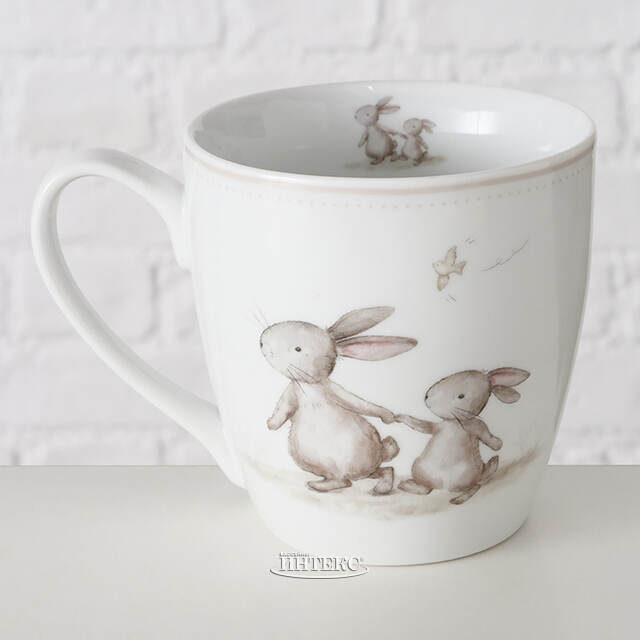 Фарфоровая кружка Кролики Бенсон 480 мл Boltze (Больтце)
