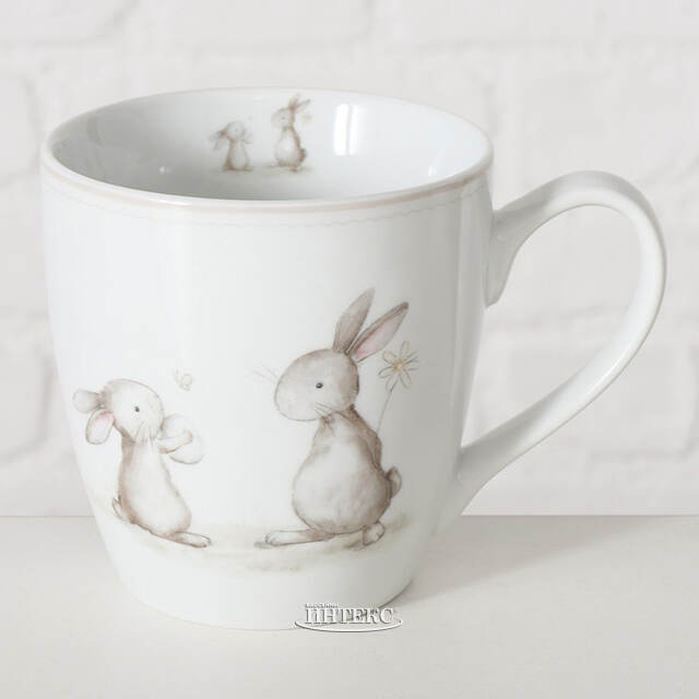 Фарфоровая кружка Кролики Адамсон 480 мл Boltze (Больтце)