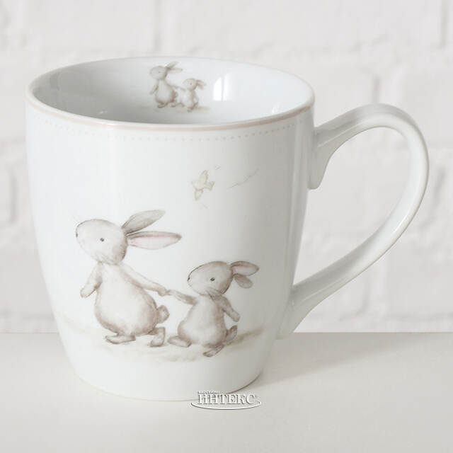 Фарфоровая кружка Кролики Бенсон 480 мл Boltze (Больтце)