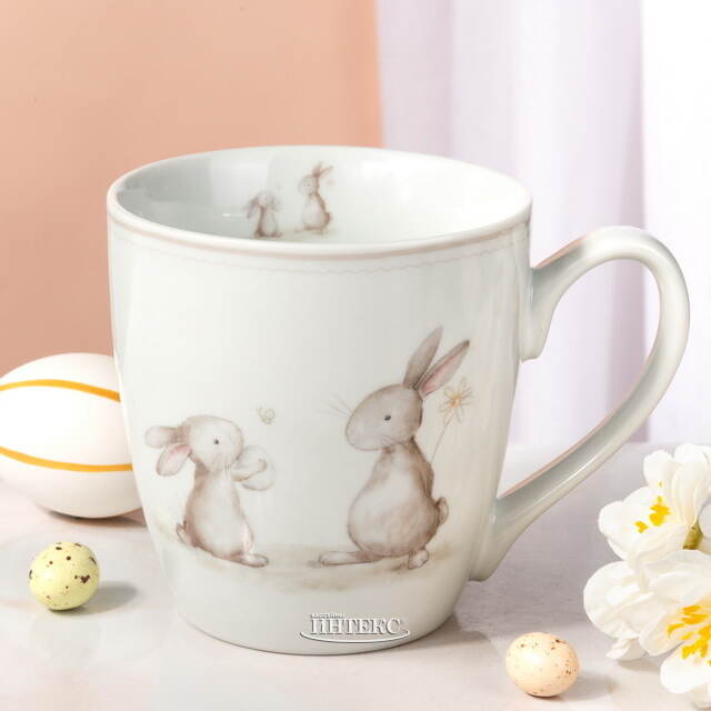 Фарфоровая кружка Кролики Адамсон 480 мл Boltze (Больтце)