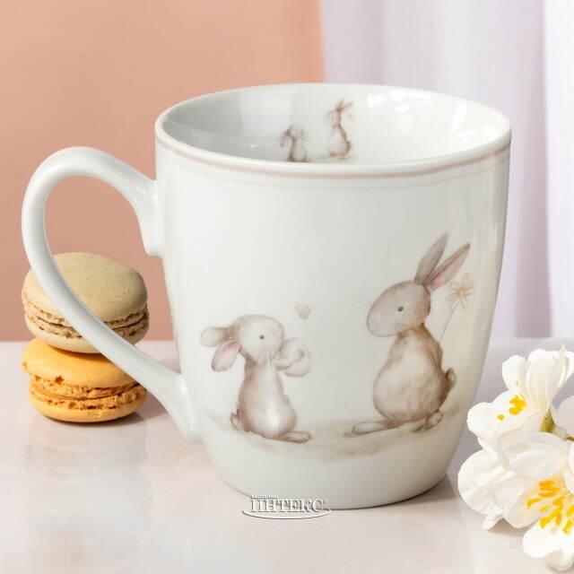 Фарфоровая кружка Кролики Адамсон 480 мл Boltze (Больтце)