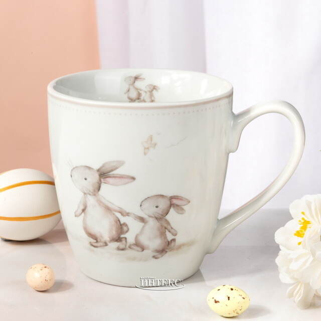 Фарфоровая кружка Кролики Бенсон 480 мл Boltze (Больтце)