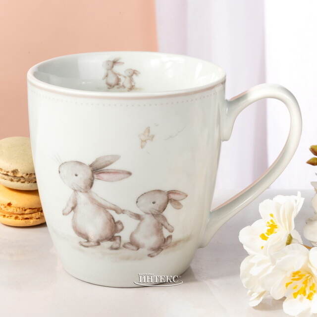 Фарфоровая кружка Кролики Бенсон 480 мл Boltze (Больтце)
