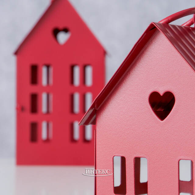 Набор подсвечников-домиков Arcentales 14-25 см, 2 шт Boltze