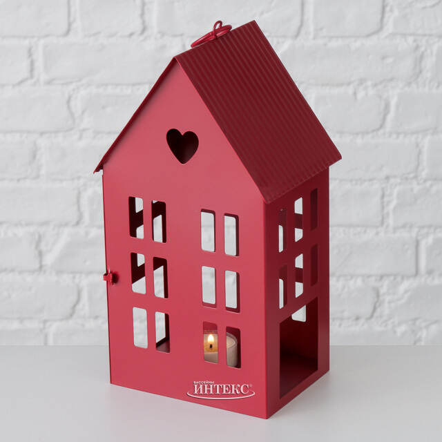 Набор подсвечников-домиков Arcentales 14-25 см, 2 шт Boltze